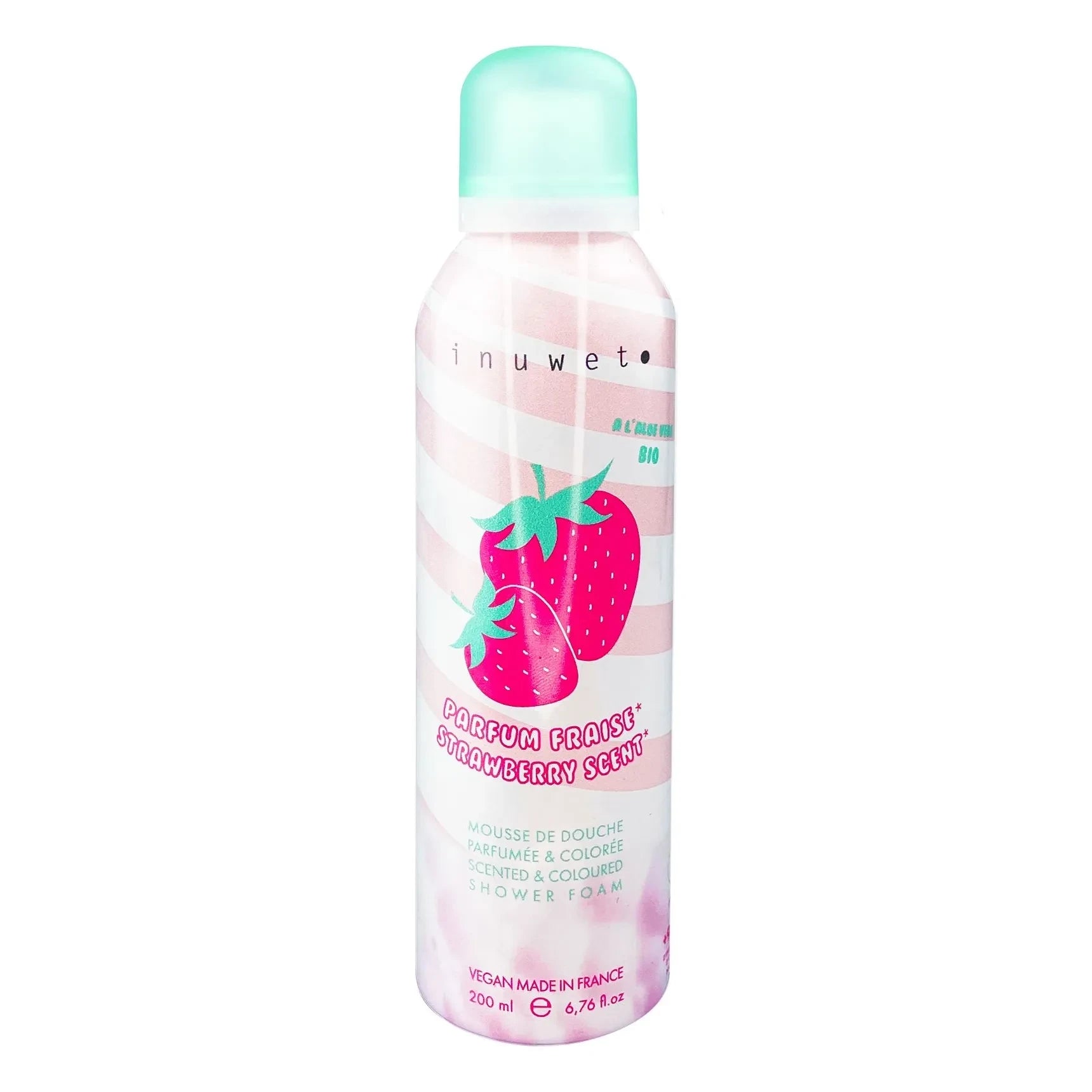 Inuwet - Espuma de ducha de fresa - 200 ml