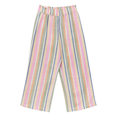 Arsène et Les Pipelettes - Pantalón de voile de rayas | Rosa