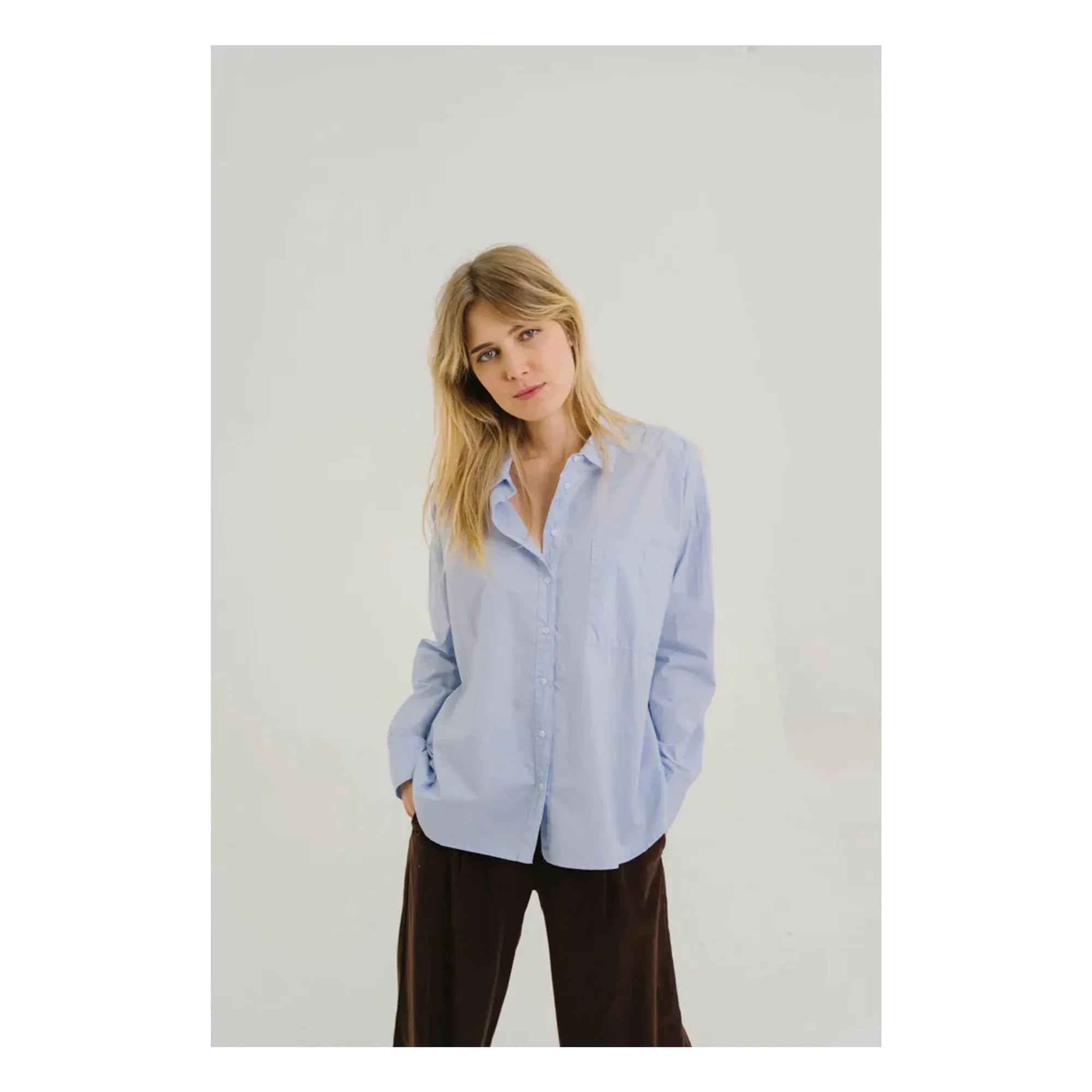 Sacrécoeur - Caroline Shirt | Azul Claro