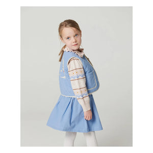 Copenhagen Colors - Falda española de algodón orgánico | Azul claro
