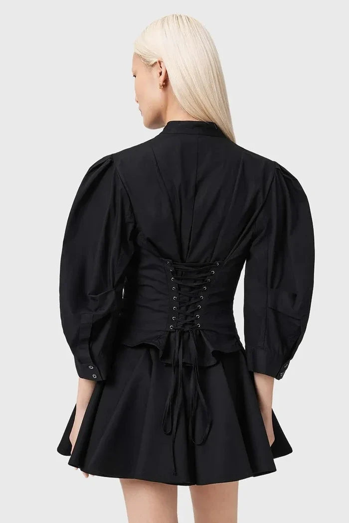 Camisa de algodón AllSaints MAUD