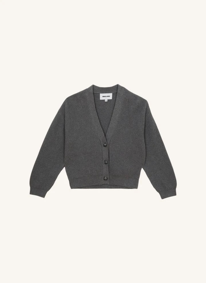 Smallable Kid - Chaqueta de algodón orgánico Abbey | Gris melange