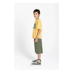 Hundred Pieces - Camiseta de algodón orgánico Finn | Mostaza