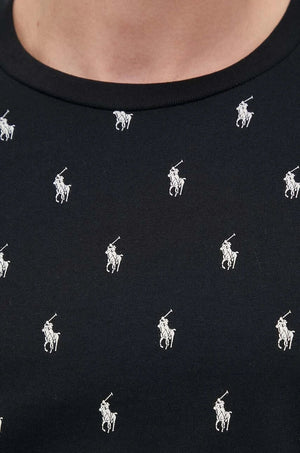 Top de pijama de algodón de manga corta Polo Ralph Lauren