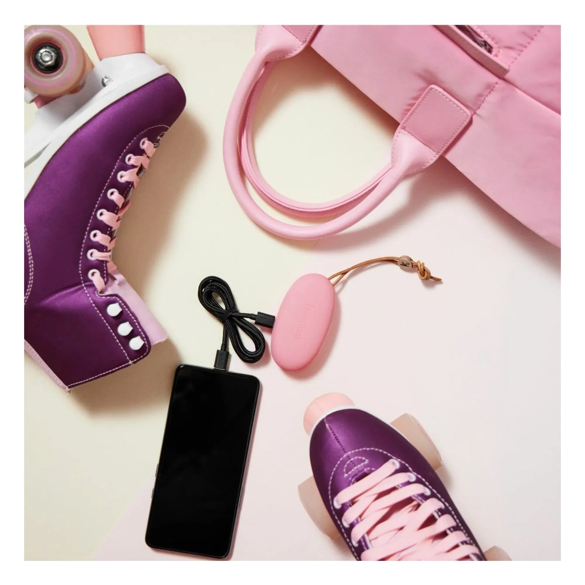 Kreafunk - ToCharge mini III cargador de teléfono portátil | Rosa chicle