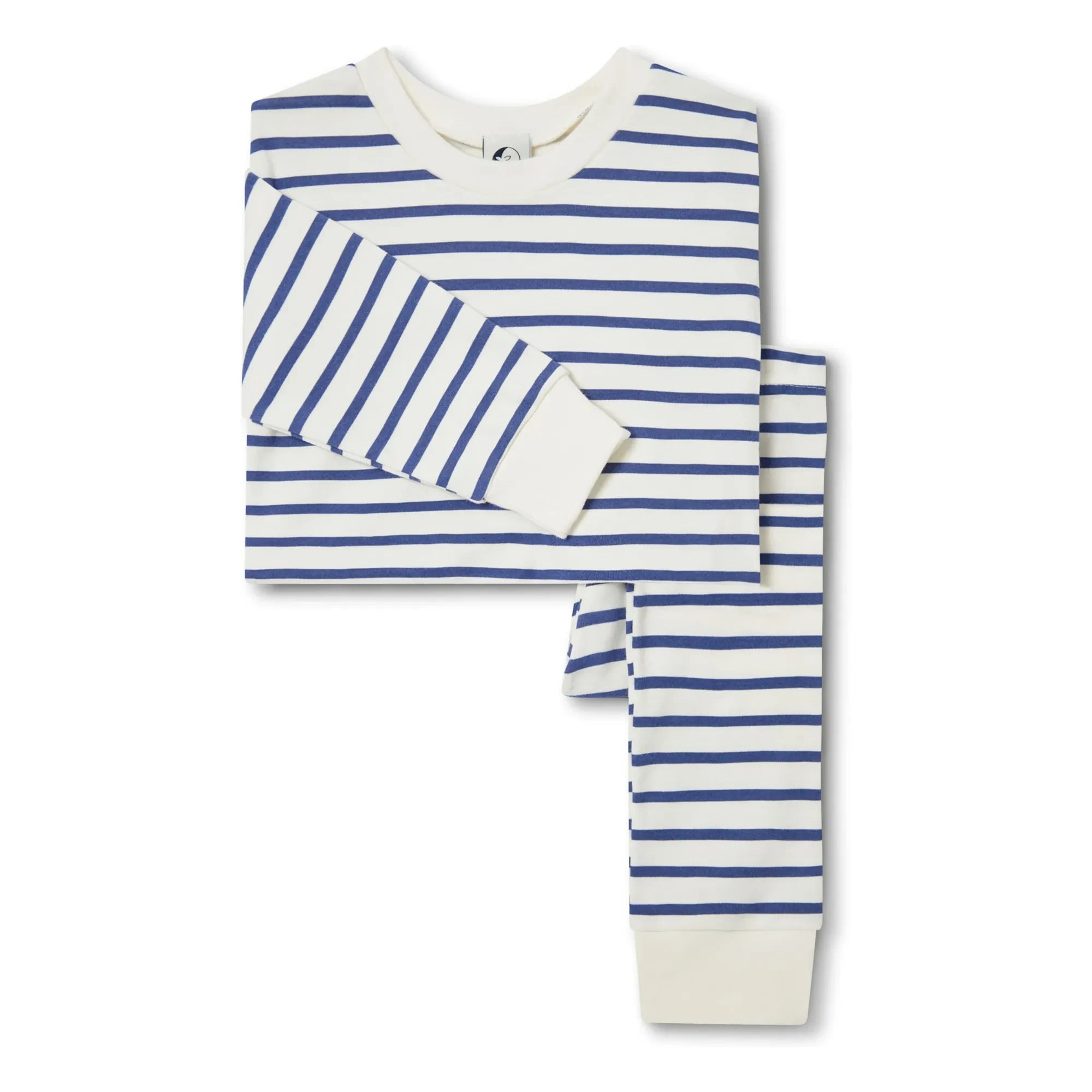 Sleepy Doe - Pijama de algodón orgánico a rayas | Azul