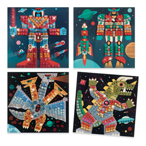 Djeco - Actividad de Collage "Batalla Espacial"