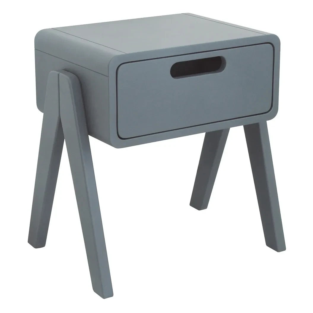 Laurette - Mesita de noche Little Robot - gris oscuro | gris medio