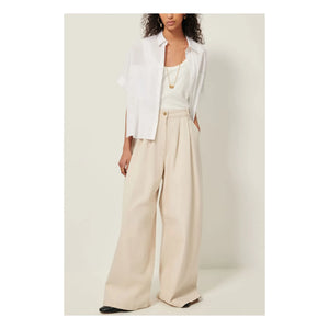 Sessùn - Camisa de algodón Dellord | Blanco