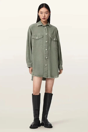 Vestido camisero de lyocell HETTIE de AllSaints