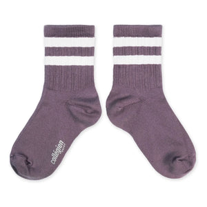 Calcetines de rayas Collégien - Nico | Morado