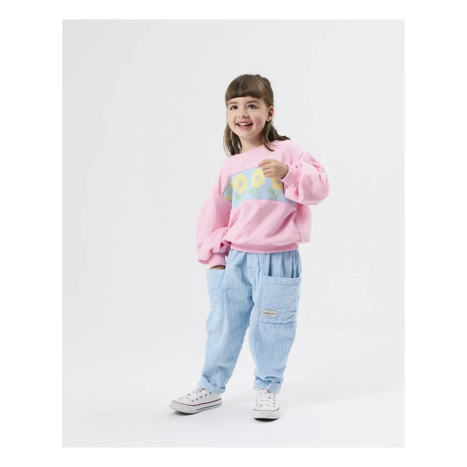 Goldie + Ace - Çiçek Desenli Sweatshirt - Smallable'a Özel | Pembe