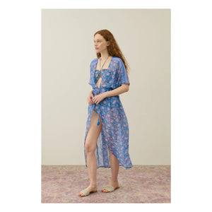 Louise Misha - Kimono Chill Algodón Orgánico - Colección Mujer | Azul