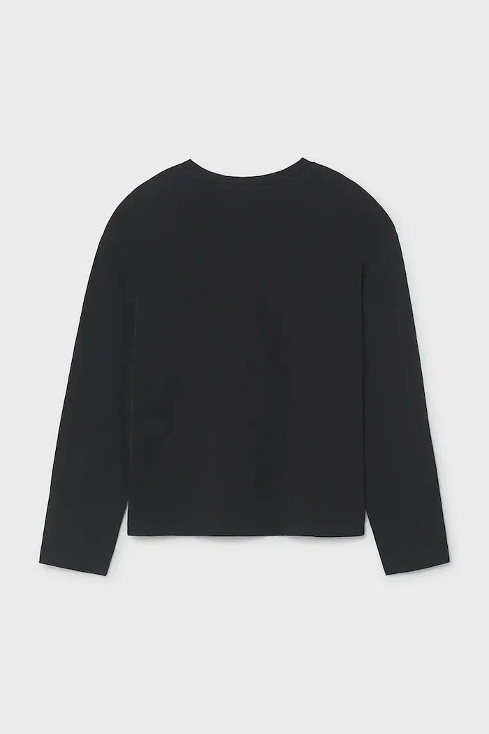 Blusa de manga larga de algodón Mayoral para niños