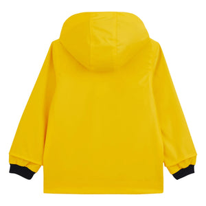 Petit Bateau - Chubasquero forrado de algodón orgánico | Amarillo