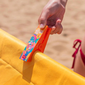 Legami - Set de 2 Clips para Toallas de Playa - Sueño Tropical