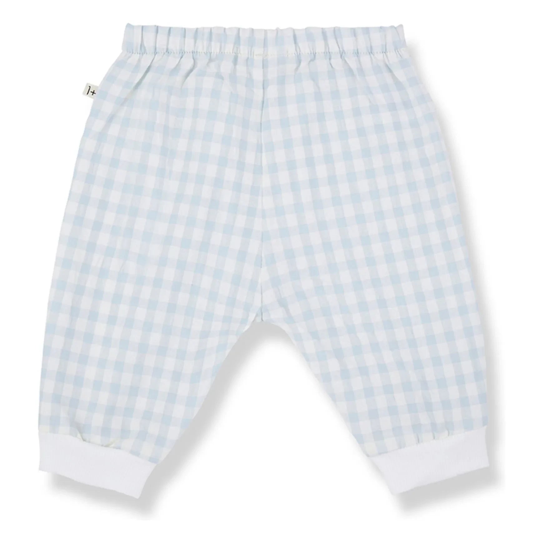 1+ in the family - Pantalones Karpathos Vichy Seersucker | Azul claro