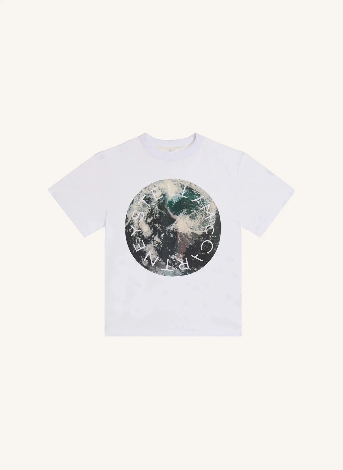 Stella McCartney Kids - Camiseta Terre Stella de algodón orgánico | Blanco