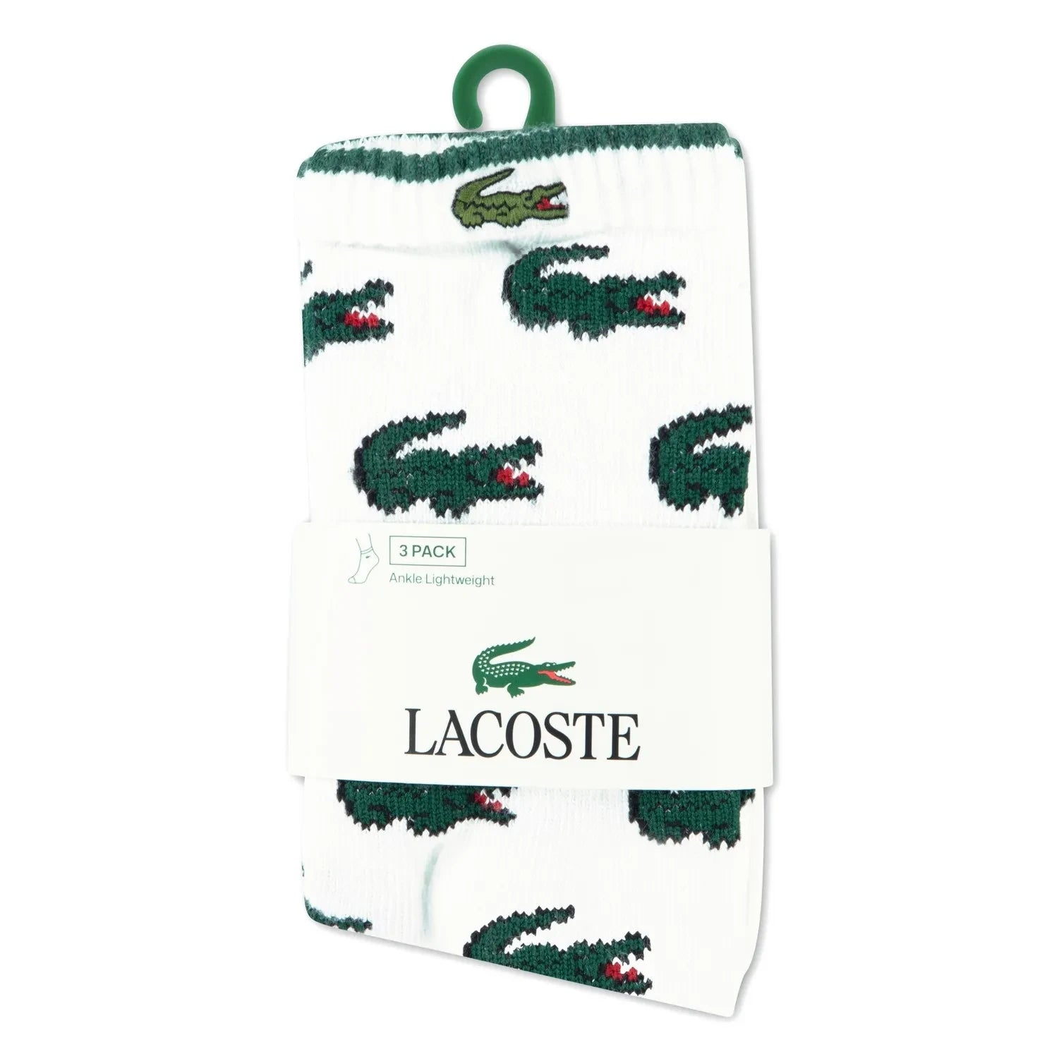 Lacoste - Pack de 3 calcetines con logo | Blanco