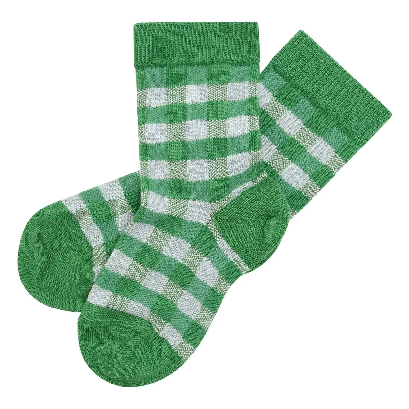 FUB - Set de 2 calcetines con diseño a cuadros | Verde