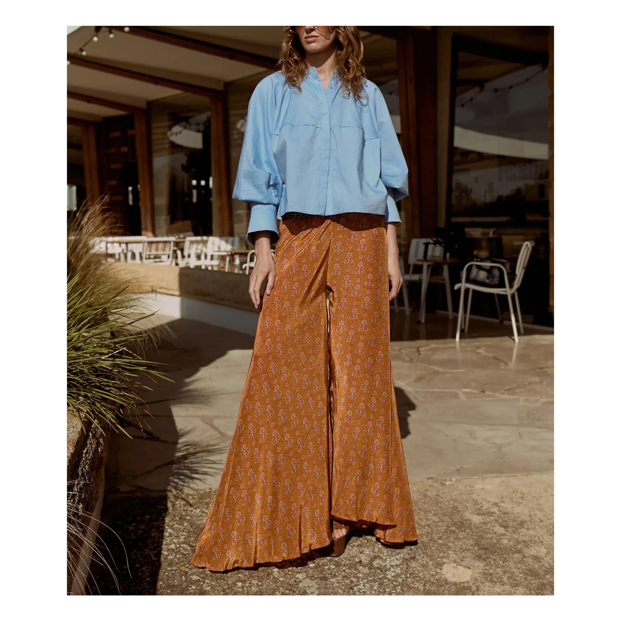 Mes Demoiselles - Pantalón Roller naranja