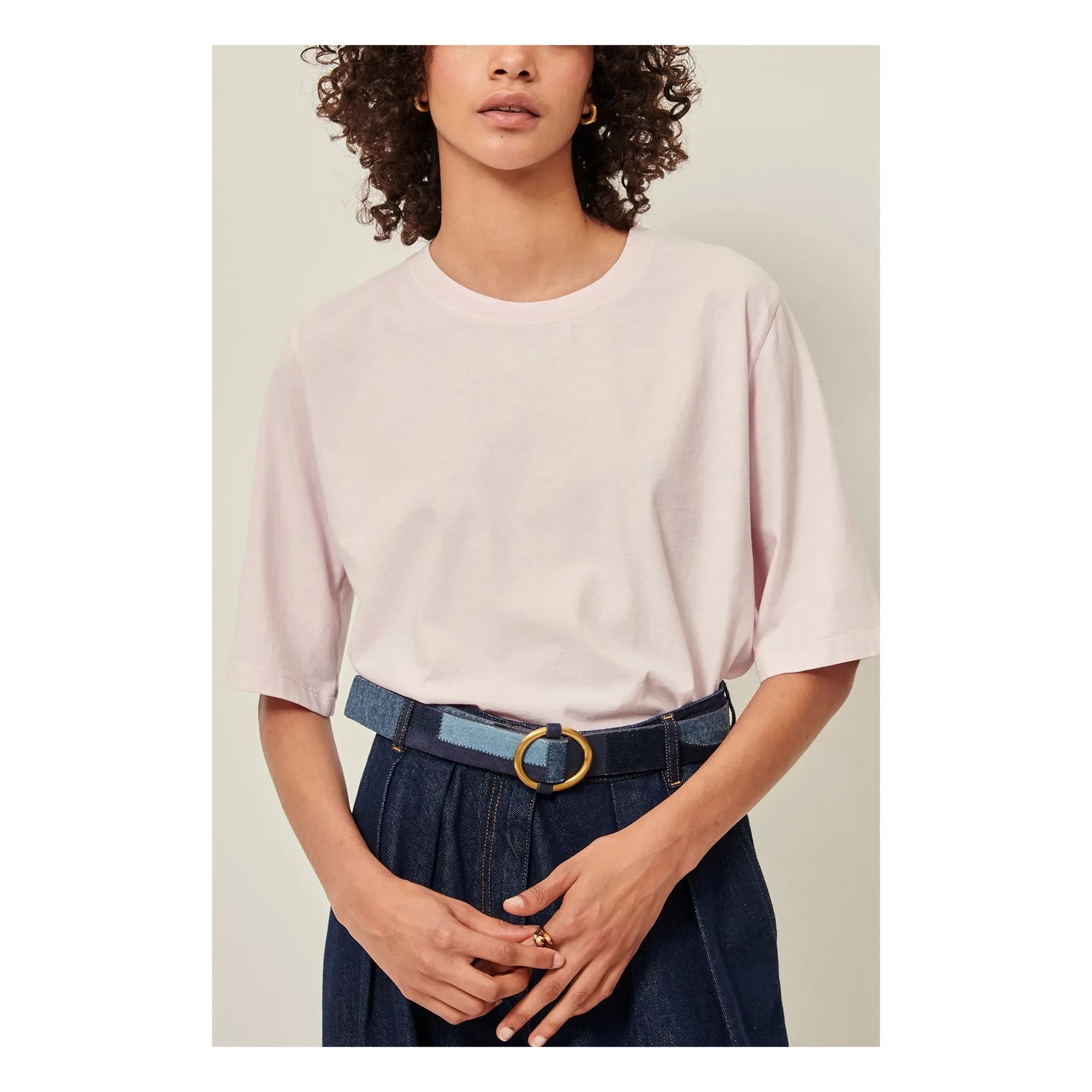 Sessùn - Camiseta Sergio de algodón | Rosa claro