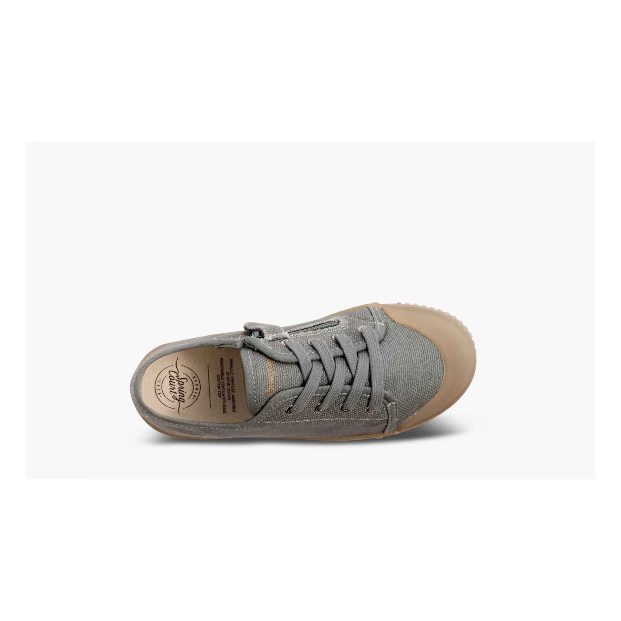 Spring Court - Zip G2 Zapatillas bajas de lona | Gris azulado