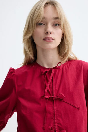 Vestido acampanado de algodón Marc O'Polo