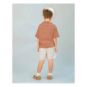 Gingersnaps - Tommy Toucan Gaufrée Camisa | Marrón