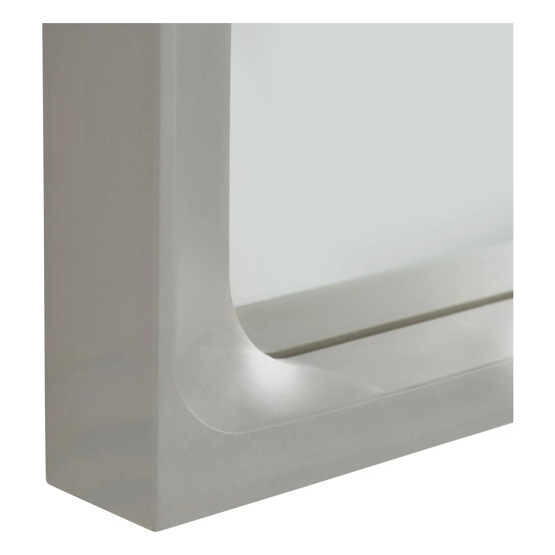 Muuto - Espejo arqueado, cobre Rhys | Gris claro