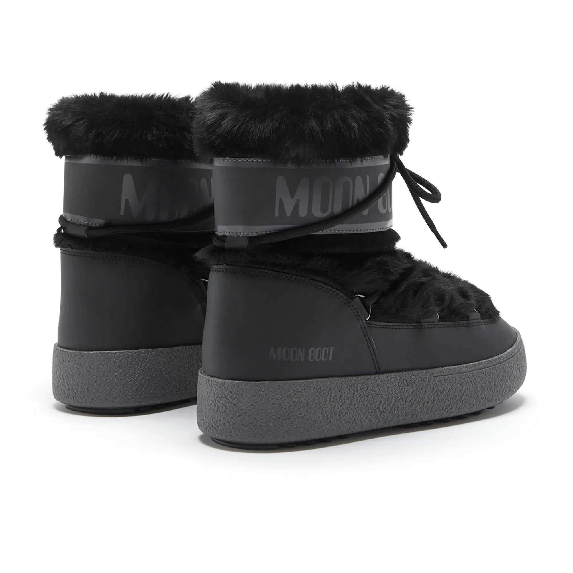 Moon Boot - Botas impermeables Ltrack con piel sintética | Negro
