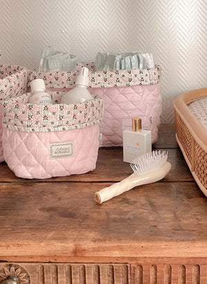 Editions Aimable - Cesta de almacenamiento Paul | Dragée Pink Gauze