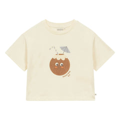 Arsène et Les Pipelettes - Camiseta de Algodón Orgánico con Coco | Crudo