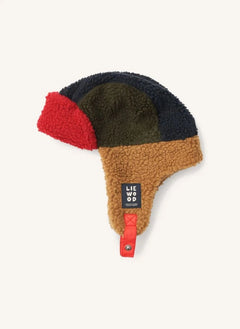 Liewood - Chapka Sherpa Colorblock Bravo Fibras Recicladas | Marrón