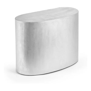 Valerie Objects - Mesa auxiliar de aluminio cepillado Assemble, Destroyers/builders | Aluminio