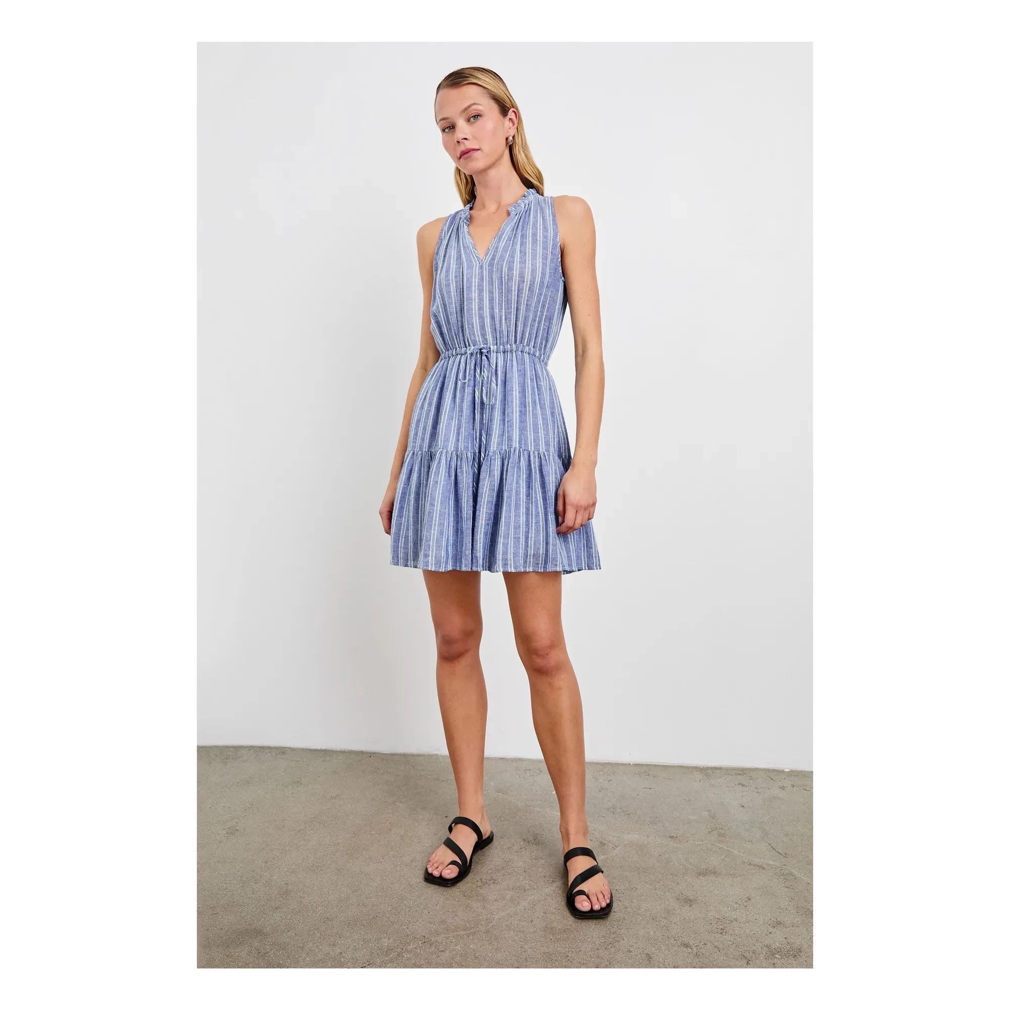Rails - Vestido a Rayas Albany Lake View | Azul