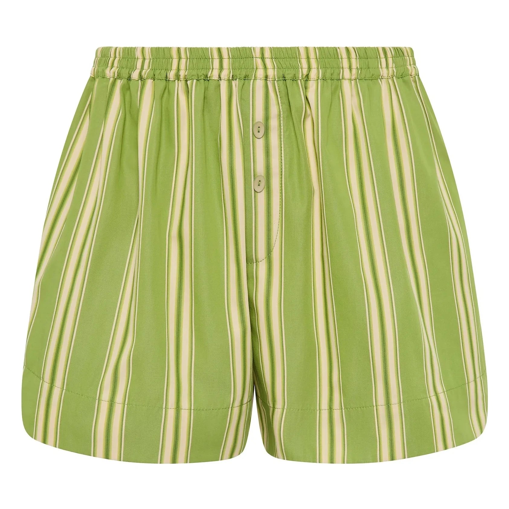 Faithfull the Brand - Shorts a rayas Lonia | Verde