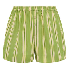 Faithfull the Brand - Shorts a rayas Lonia | Verde
