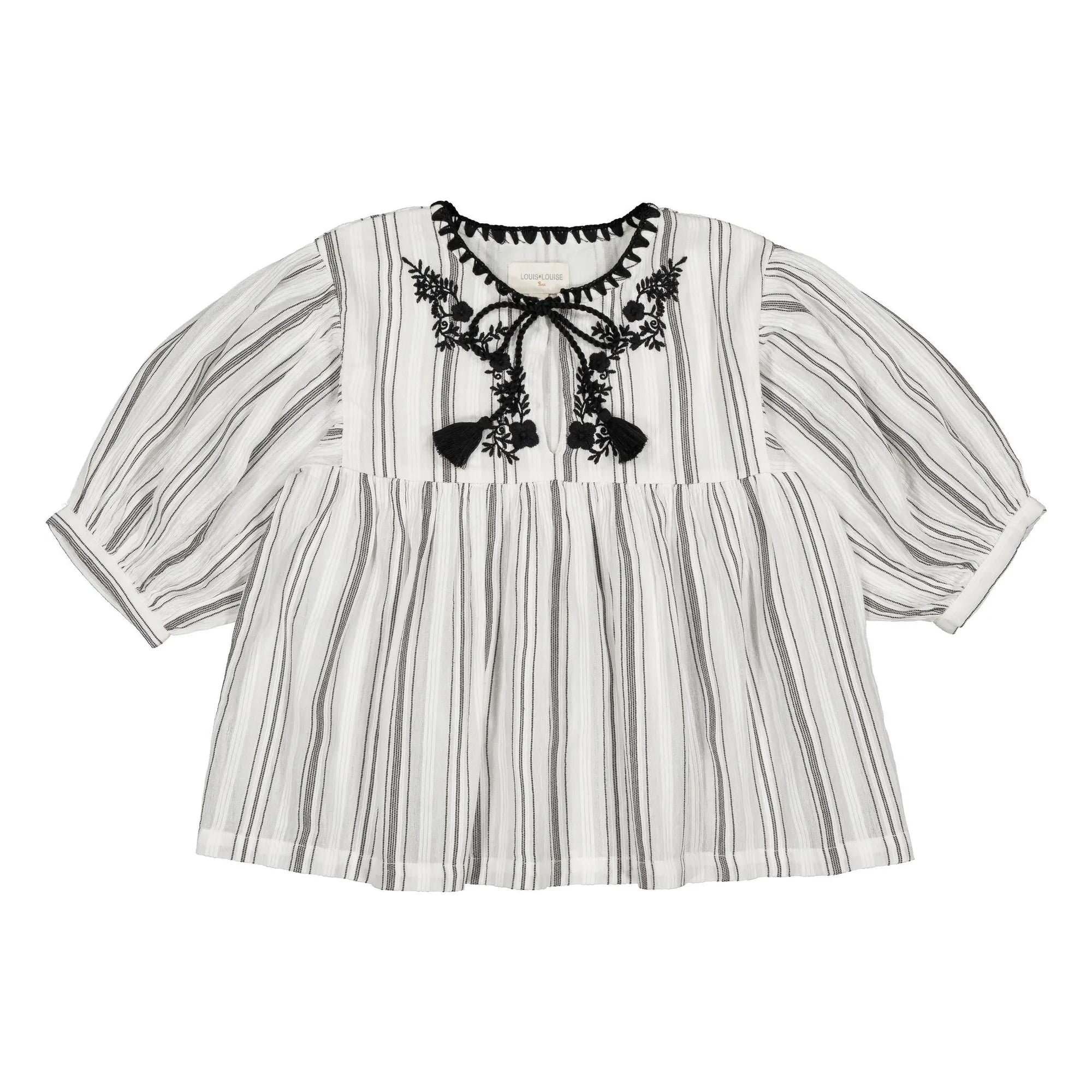 Louis Louise - Blusa bordada Poonam | Blanco