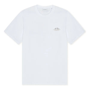Les Deux - Camiseta de algodón orgánico Ben Globe | Blanca