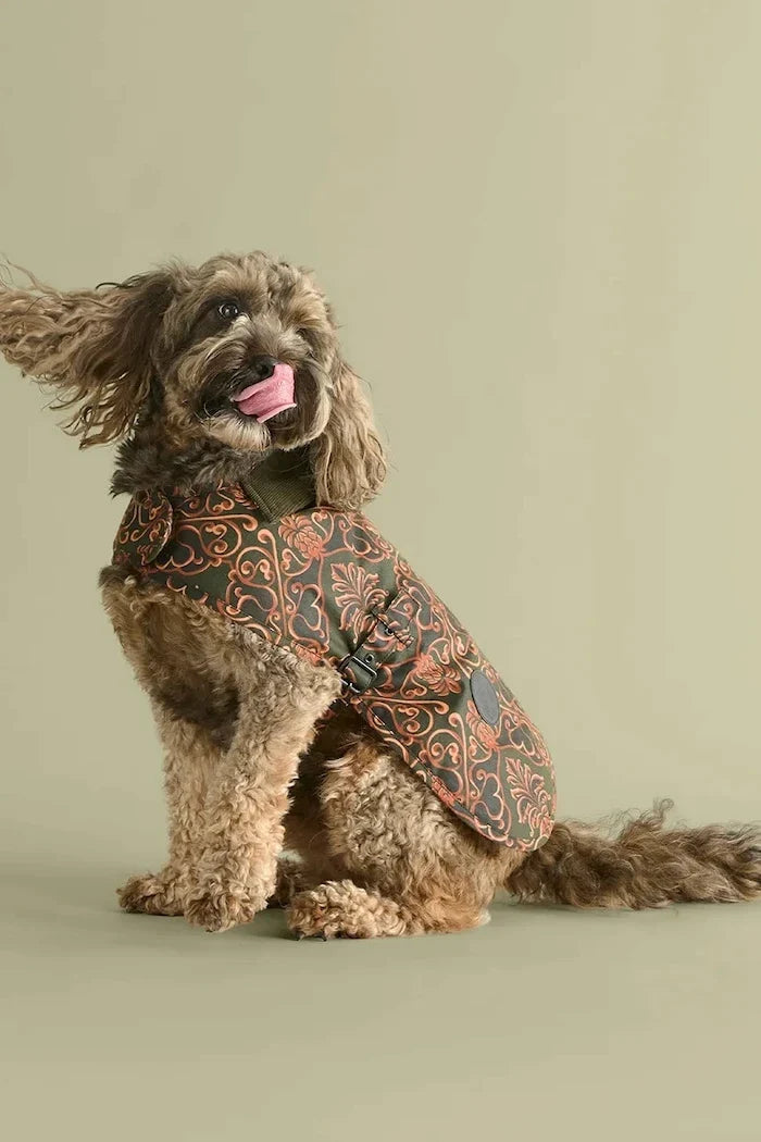 Abrigo para perro Barbour x Farm Rio