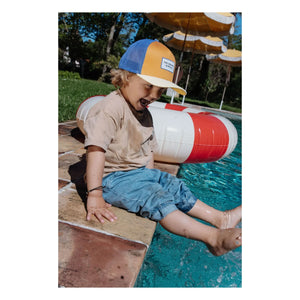Hello Hossy - Gorra Trucker Mini de Algodón Orgánico con Visera Curva | Camel