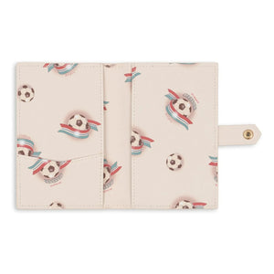 Konges Sløjd - Funda para pasaporte y etiqueta de equipaje Kick It | Beige