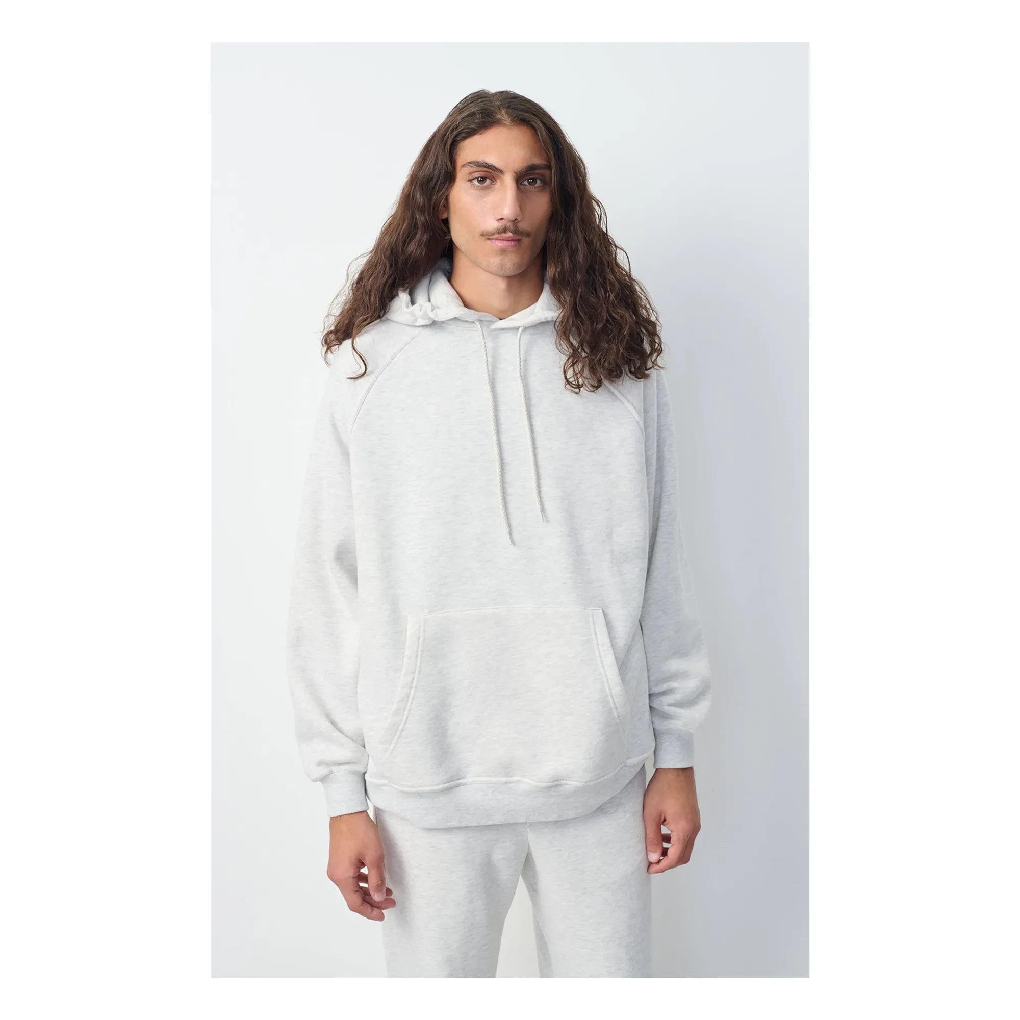 American Vintage - Sudadera Baptown | Gris jaspeado