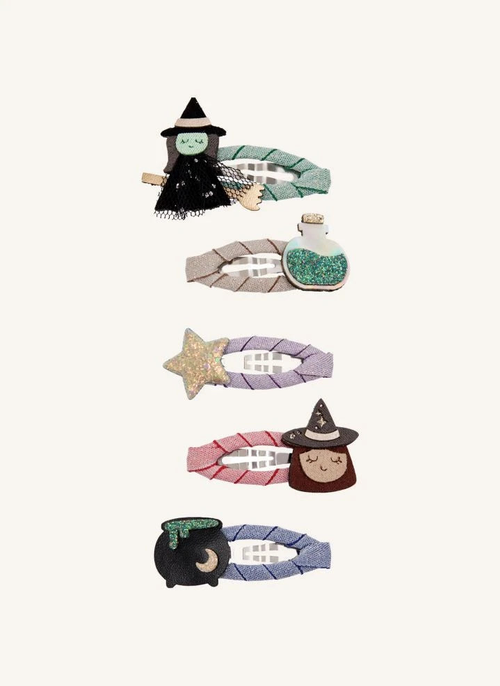 Mimi & Lula - Set de 5 mini varitas de bruja | Negro