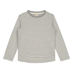 Gray Label - Camiseta de Algodón Orgánico a Rayas | Gris
