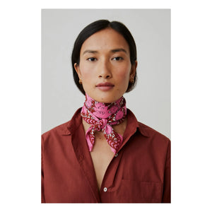 Moismont - Foulard Ajmer N°791 Algodón | Fucsia