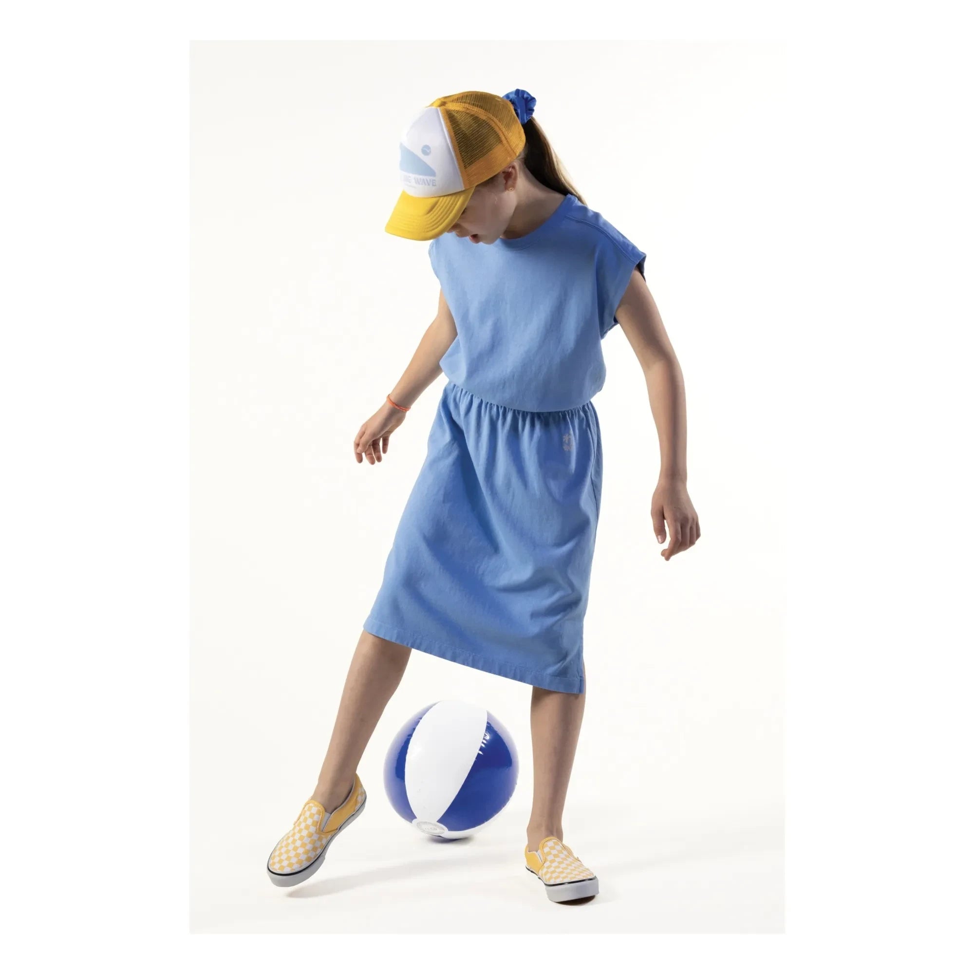 Sunchild - Vestido Camiseta Samoa | Azul Celeste