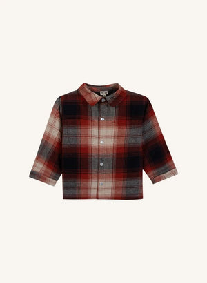Bonton - Peace Carreaux overshirt | Kırmızı