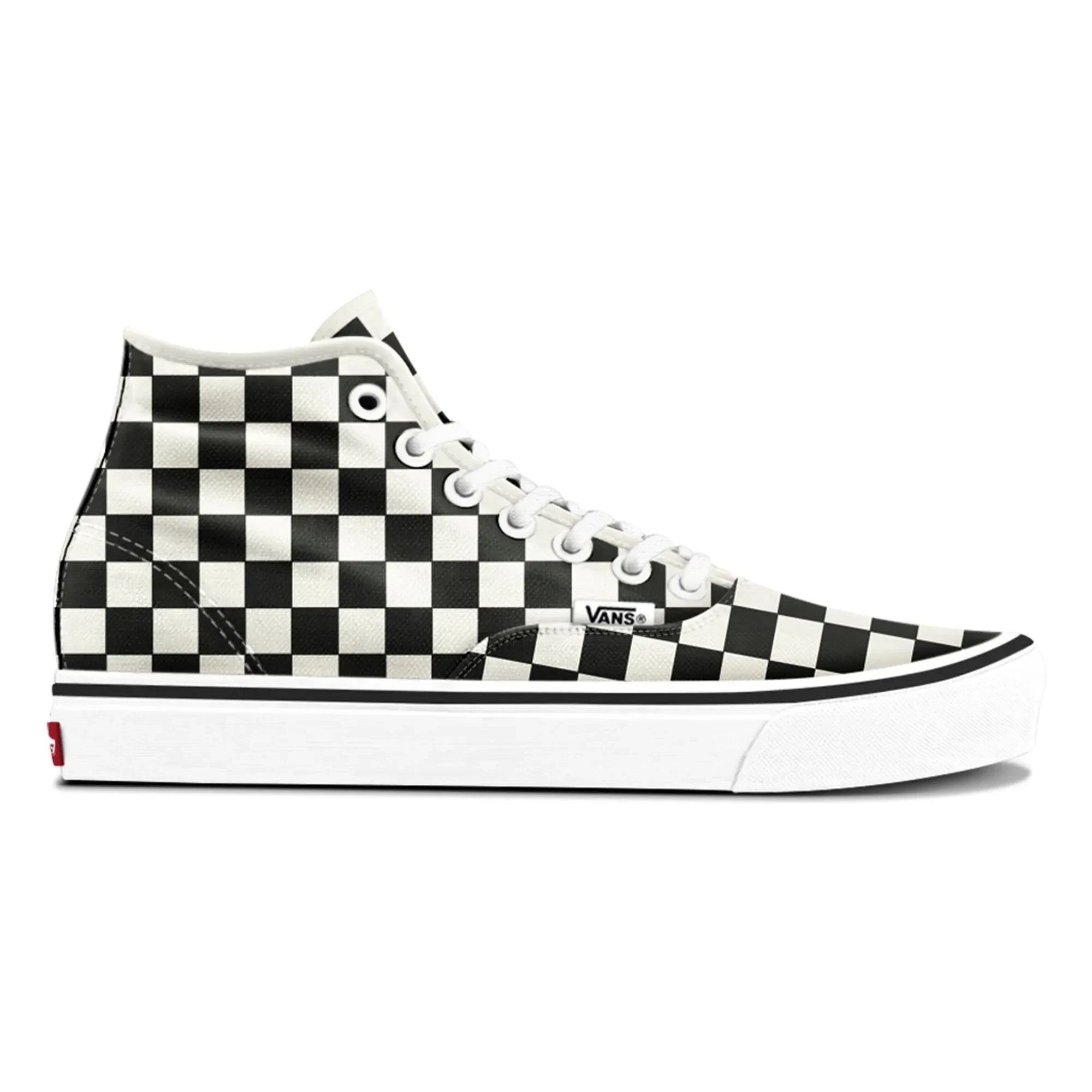 Vans - Zapatillas Authentic Hi 2.0 Damier | Blanco